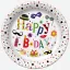 Happy Birthday Funny Happy Birthday paper plate, pack of 8, 22.7 cm