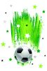Football With Stars paper tablecloth 120x180 cm