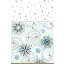 Christmas Stars and Twirls paper tablecloth 120x180 cm