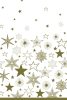 Christmas Gold Stars paper tablecloth 120x180 cm