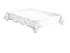 Christmas Silver Stars paper tablecloth 120x180 cm