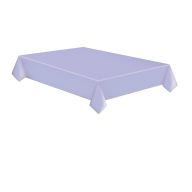 Colour White Dots Purple paper tablecloth 120x180 cm