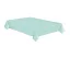 Colour White Dots Mint Green Paper Tablecloth 120x180 cm