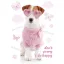 Dog Pink World A/4 elastic folder