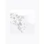 Christmas Botanical Silver paper tablecloth 120x180 cm