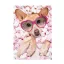 Dog Marshmallow A/4 elastic folder