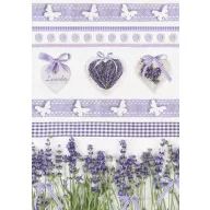 Colour Butterfly Lavender A/4 elastic folder