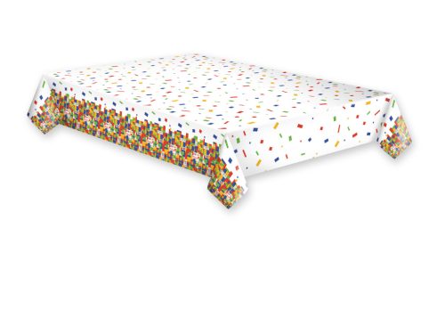 Happy Birthday Building Blocks Happy Birthday paper tablecloth 120x180 cm