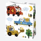 Party Boyish paper gift bag 19x23x10.5 cm