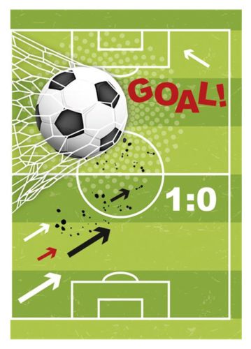 Football Field A/4 elastic folder