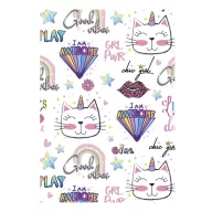 Cat Chic Girl A/4 elastic folder