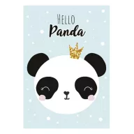 Panda Crown A/4 elastic folder