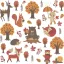 Animals Woodland napkin 20 pcs 33x33 cm
