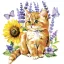 Cat Watercolour Kitten napkin 20 pieces 33x33 cm