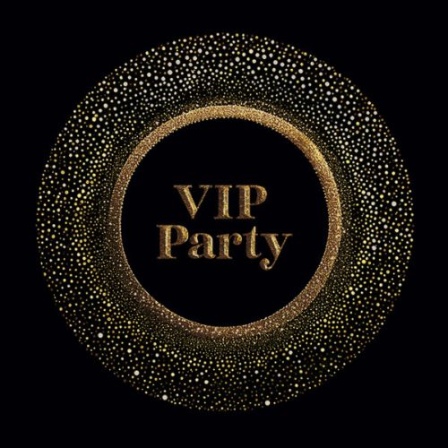Party Gold VIP napkin 20 pcs 33x33 cm