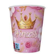 Princess Crown Princess paper cup 8 pcs 250 ml