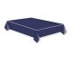 Colour White Dots Dark Blue Paper Tablecloth 120x180 cm
