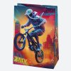 Vehicle Extreme sport paper gift bag, gift bag 23x32x11 cm