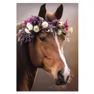 Horses Wreath A/4 elastic folder
