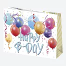 Happy Birthday Sissy Happy Birthday paper gift bag, gift bag 30x23x10 cm