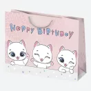 Happy Birthday Sissy Happy Birthday paper gift bag, gift bag 30x23x10 cm