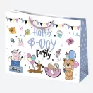 Happy Birthday Sissy Happy Birthday paper gift bag, gift bag 30x23x10 cm