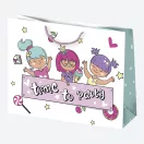 Happy Birthday Sissy Happy Birthday paper gift bag, gift bag 30x23x10 cm
