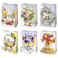 Easter Flowers paper gift bag 23x32x11 cm