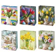 Easter Vase paper gift bag, gift pouch 19x23x10.5 cm