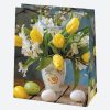 Easter Vase paper gift bag, gift pouch 19x23x10.5 cm