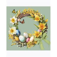 Easter Vintage Wreath napkin 20 pcs 33x33 cm