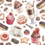 Food Coffee and Sweets Dessert napkin 20 pcs 33x33 cm