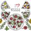 Food Love Pizza Napkin Pack of 20 33x33 cm