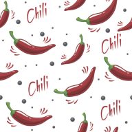 Food Red Hot Chilli napkin 20 pcs 33x33 cm