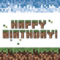  Happy Birthday Pixel Block Happy Birthday napkin set of 20 33x33 cm