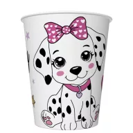 Animals Charming Puppy paper cup, 8 pcs, 250 ml