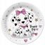 Animals Charming Puppy paper plate set of 8, 18 cm