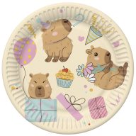   Happy Birthday Capybaras Happy Birthday paper plate 8 pcs 18 cm