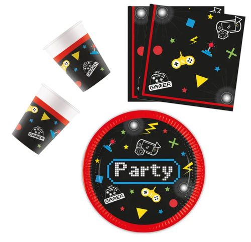 Gaming Party party set 36 pieces