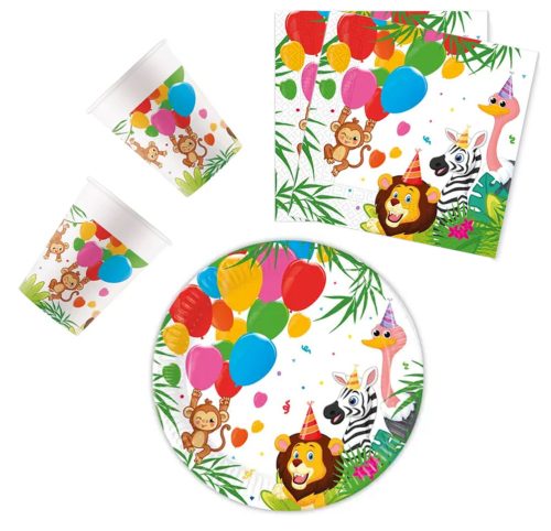 Jungle Balloons set 36 pieces