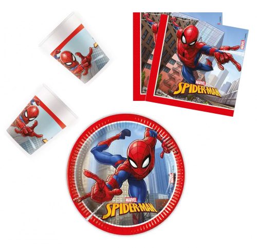 Spiderman Crime Fighter party set 36 pieces