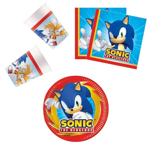 Sonic the Hedgehog Sega party set 36 pieces