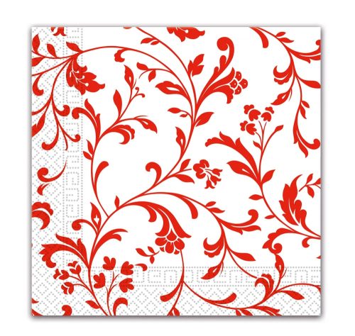 Arabesque Red Napkin (20 pieces) 33x33 cm