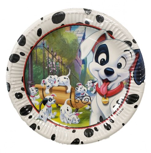 Disney 101 Dalmatians Play paper plate 8 pcs 23 cm
