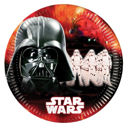 Star Wars Dark Force paper plate 8 pcs 23 cm