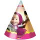 Masha and the Bear Forest Party hat, hat 6 pcs.