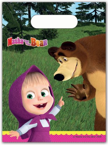 Masha and the Bear Forest gift bags 6 pcs
