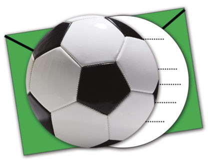 Football Party Invitation Card (6 pieces)