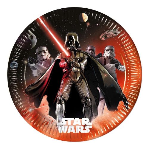 Star Wars Lightsaber paper plate 8 pcs 23 cm