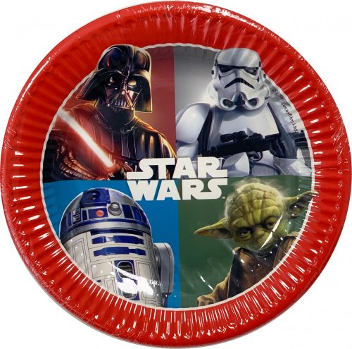 Star Wars Dark Force paper plate 8 pcs 20 cm